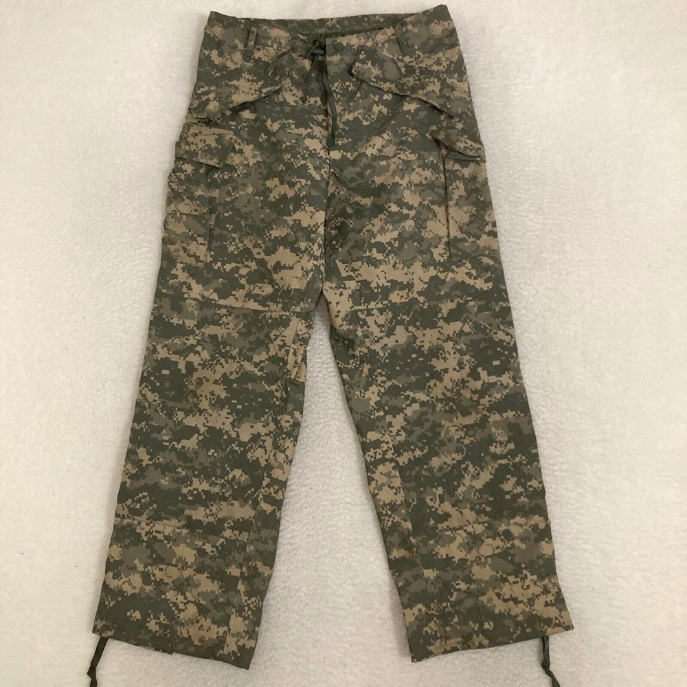 US Army Combat Cold Weather Trousers Size S-Reg Gore Tex Universal Digital Camo